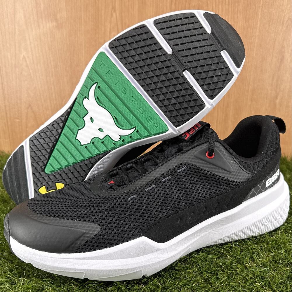 Under Armour Project Rock BSR 5 UFC Black Training Shoes 3028283-004 Mens Sz 13